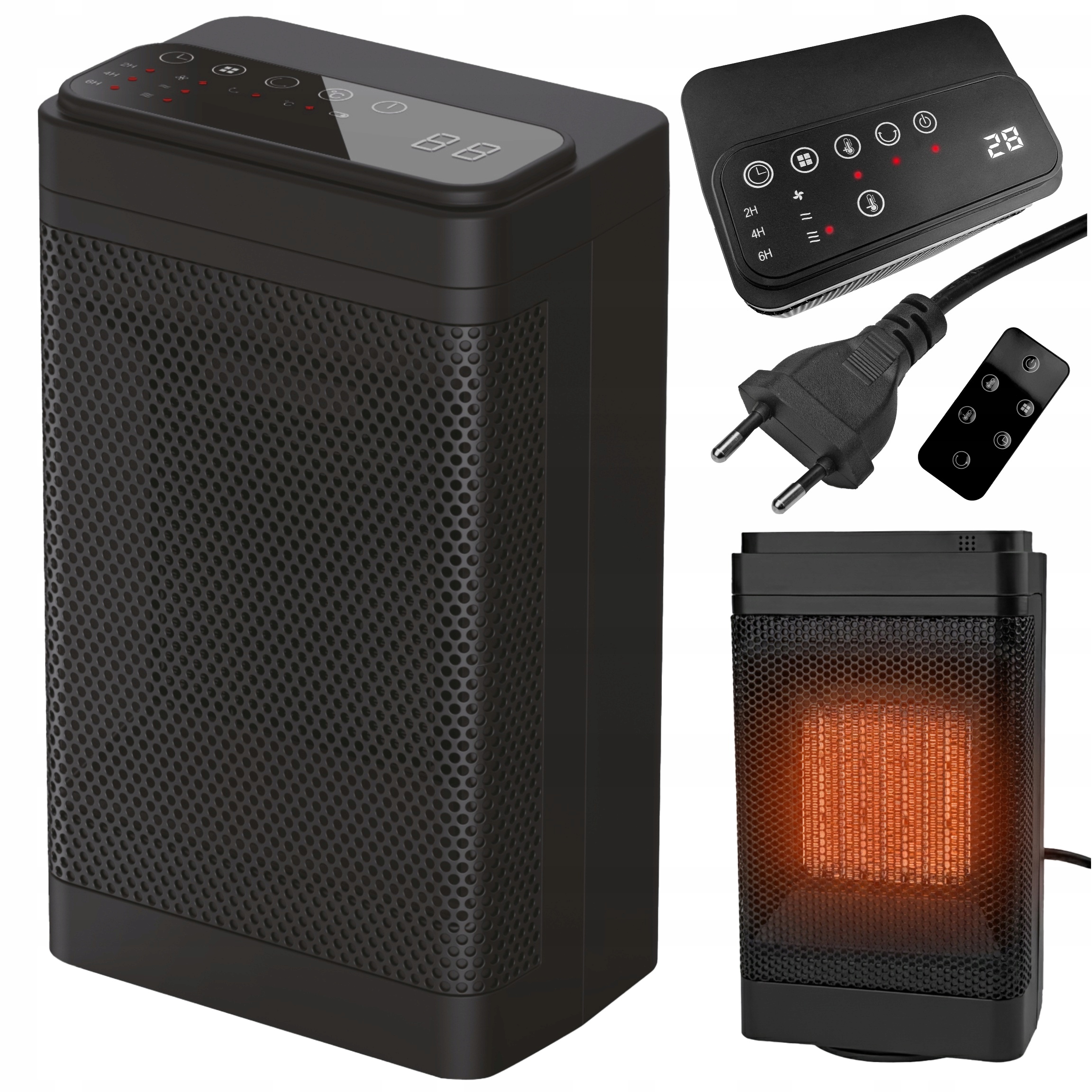 Elektrický Termoventilátor Keramický konvektorový Farelka 1500W