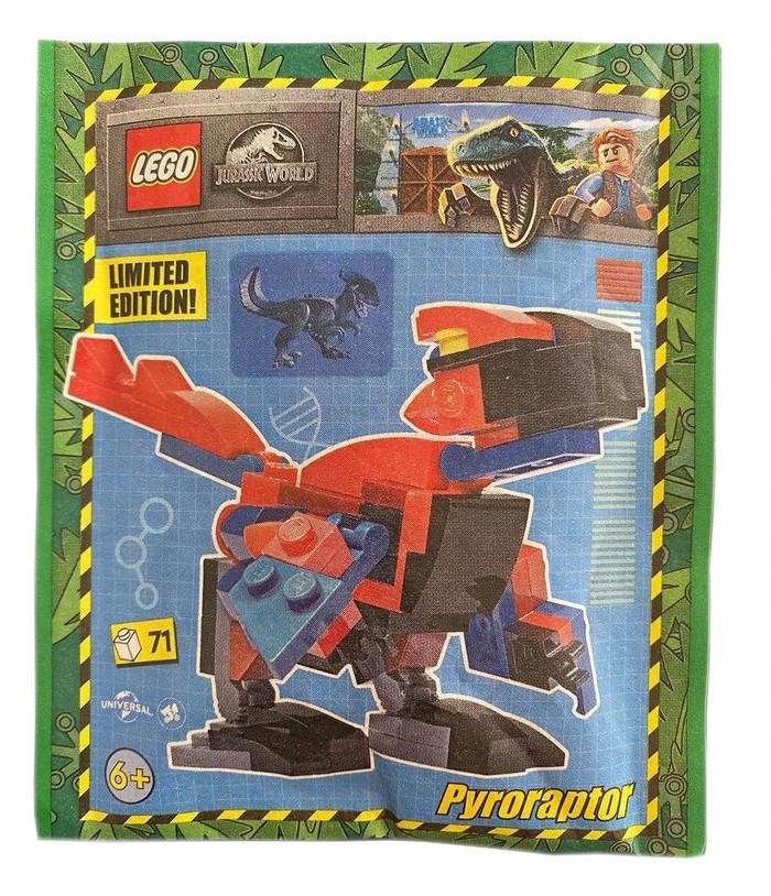 Zestaw Lego Jurassic World Minifigure Polybag- Pyroraptor #122329