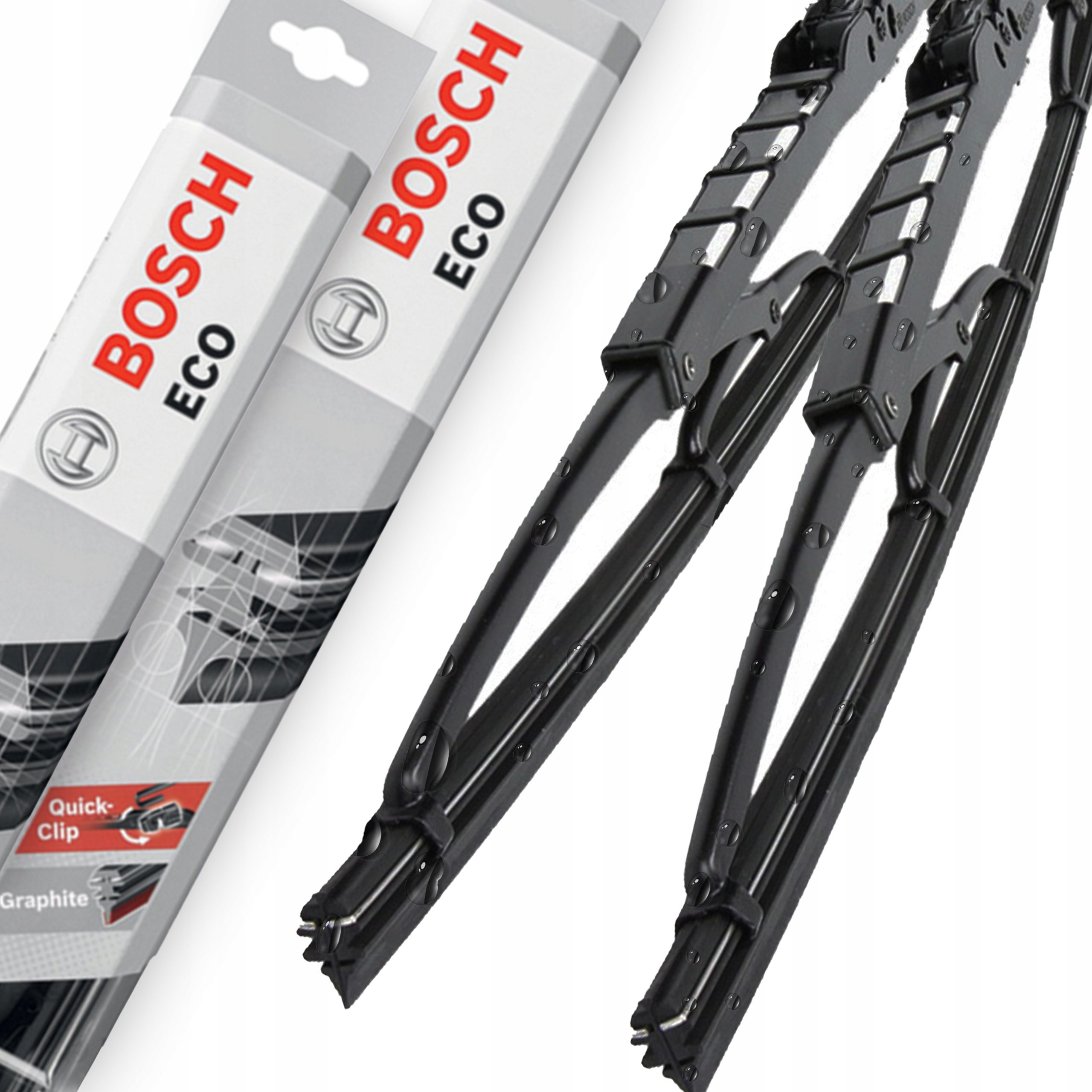 

Bosch Eco Wycieraczki Zestaw Przód Haczyk 500/480