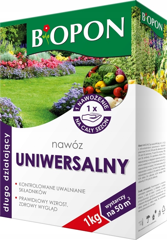 

Biopon nawóz długodziałający uniwersalny 1kg
