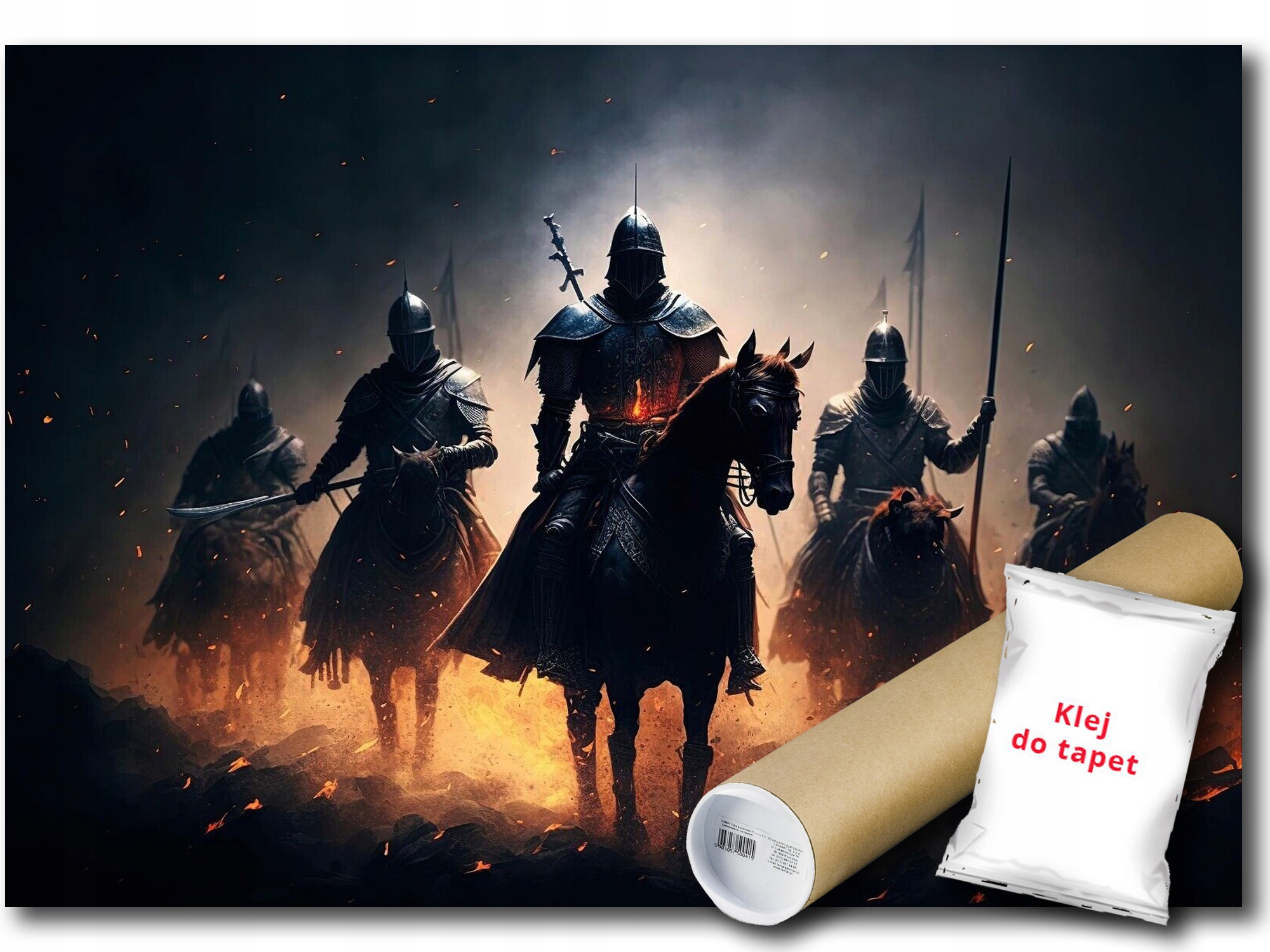 Vinylová Fototapeta Rytíř Armáda Bitva 152x104