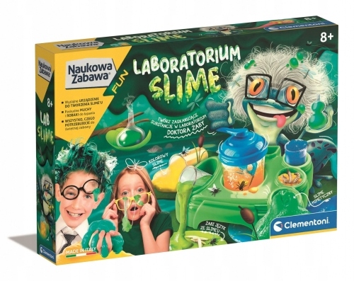 CLEMENTONI LABORATORIUM SLIME NAUKOWA ZABAWA DR FROG MUCHY I ROBAKI 50729