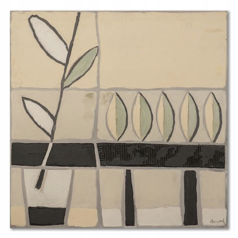 Polský obraz Dekorativní panel s rostlinami 80x80