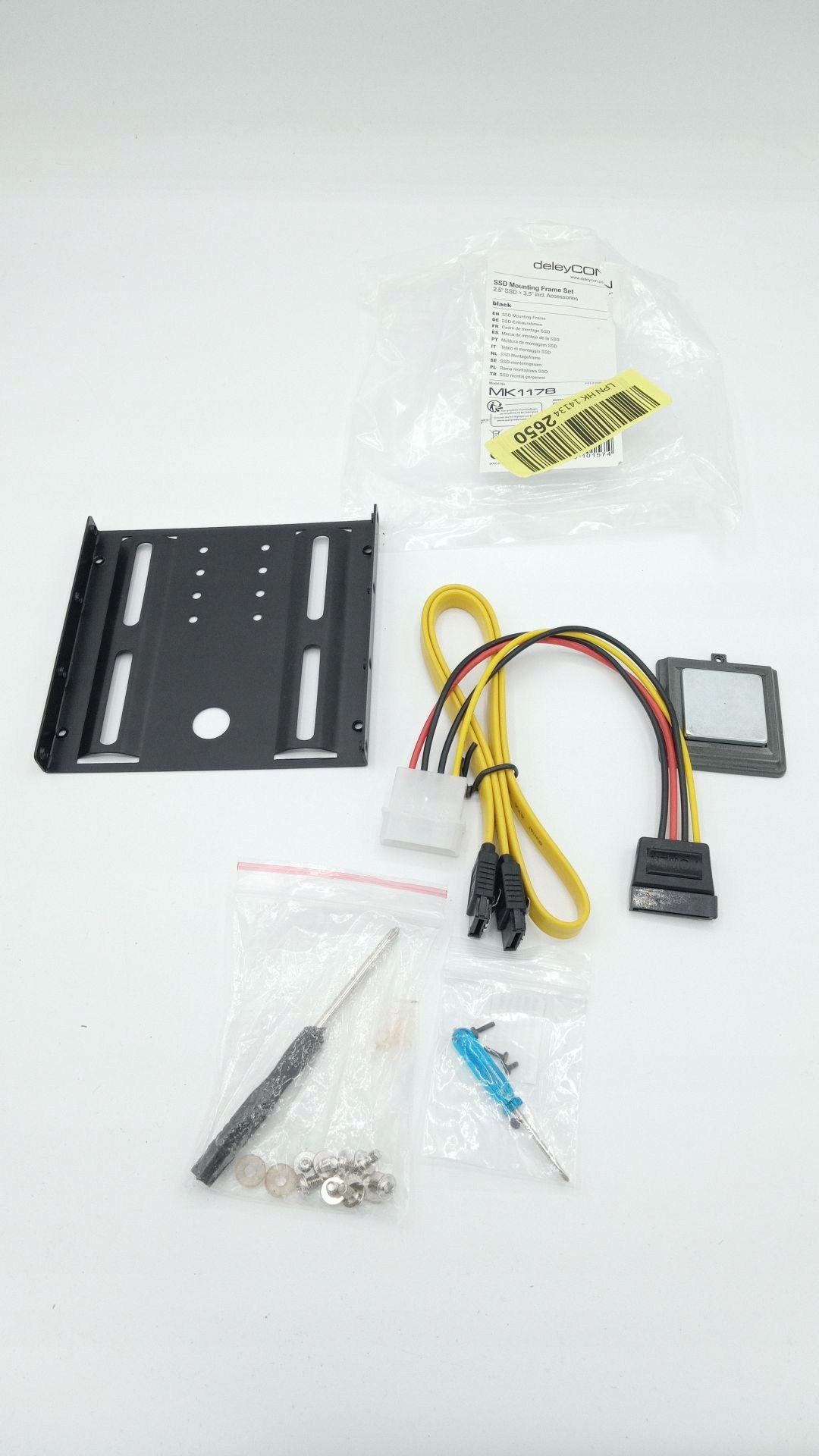 RAMA MONTAŻOWA DO DYSKÓW TWARDYCH 2,5" ADAPTER SSD DO 3,5" Kod producenta MK1178