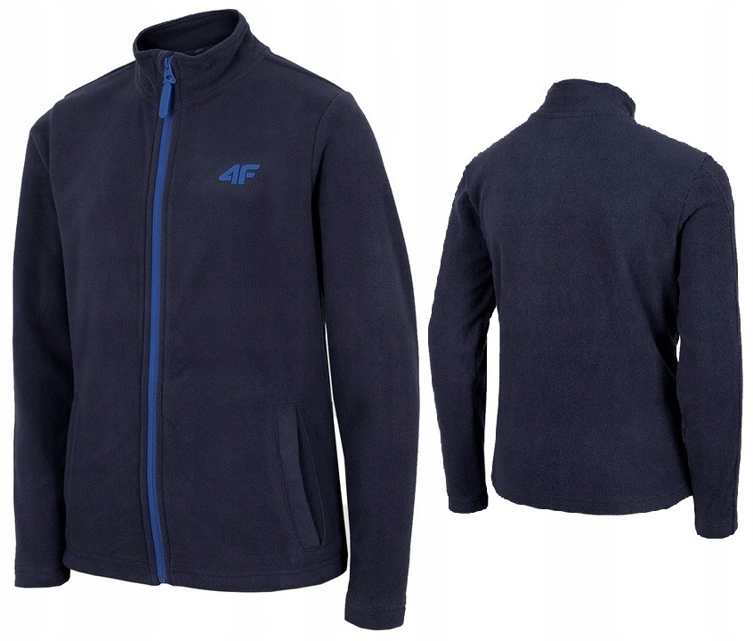 

4F Polar Bluza Chłopięca Golfik JPLM001 146 Granat
