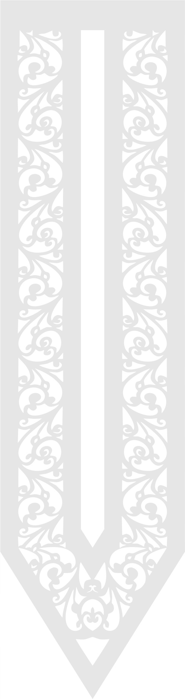 Ažúr na záclony vzor PiroT7657pi Hrúbka 1,5 mm kvalita Premium Šedá 60x240 cm