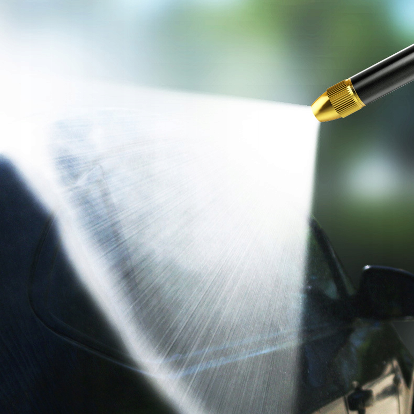 PISTOLET OGRODOWY DO WĘŻA ZRASZACZ WODY METALOWY Model Trener Puttingu Golfa