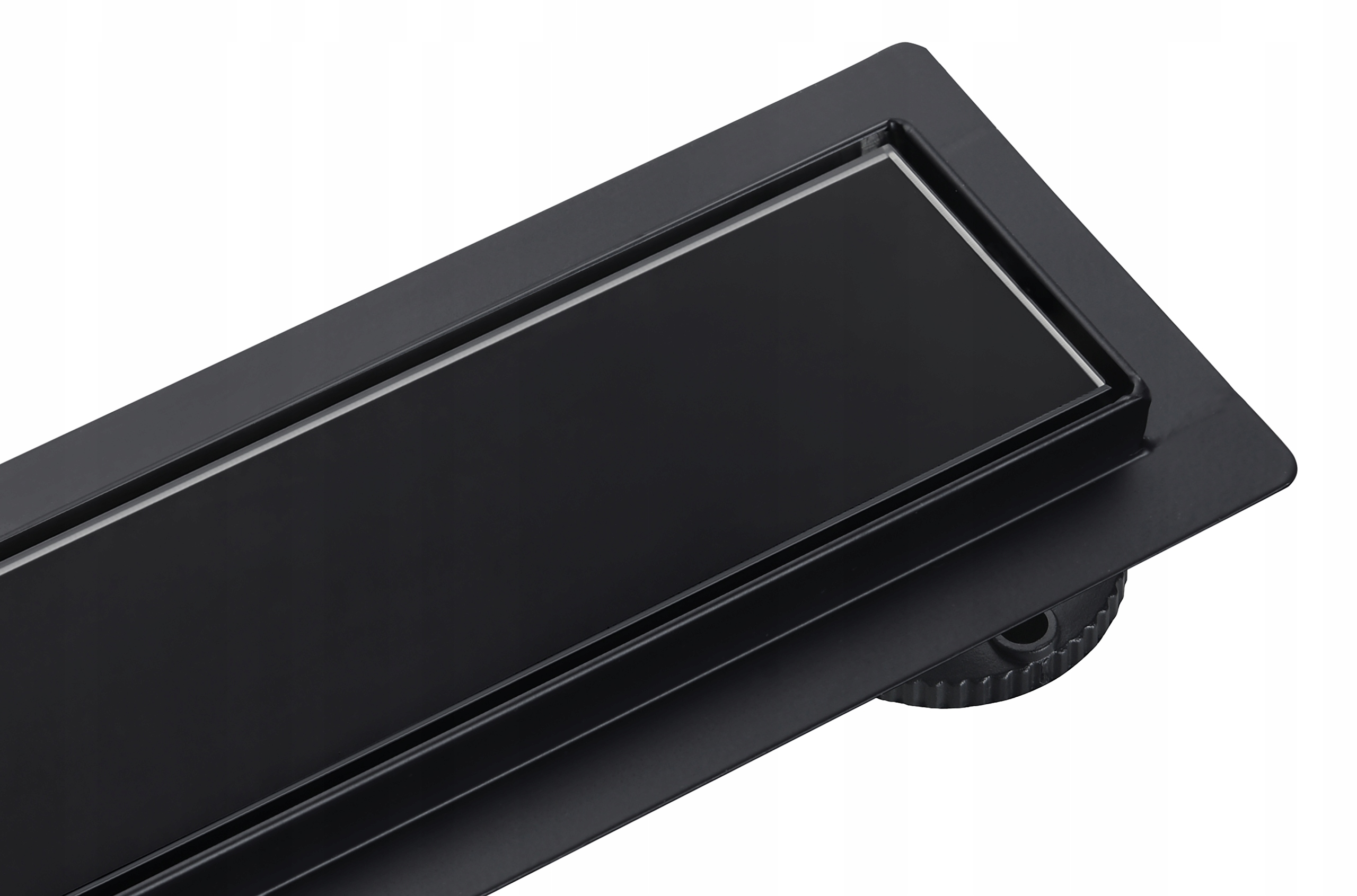 G-Drain Next Lineárny odtok 70 cm so skleneným panelom Double Dark