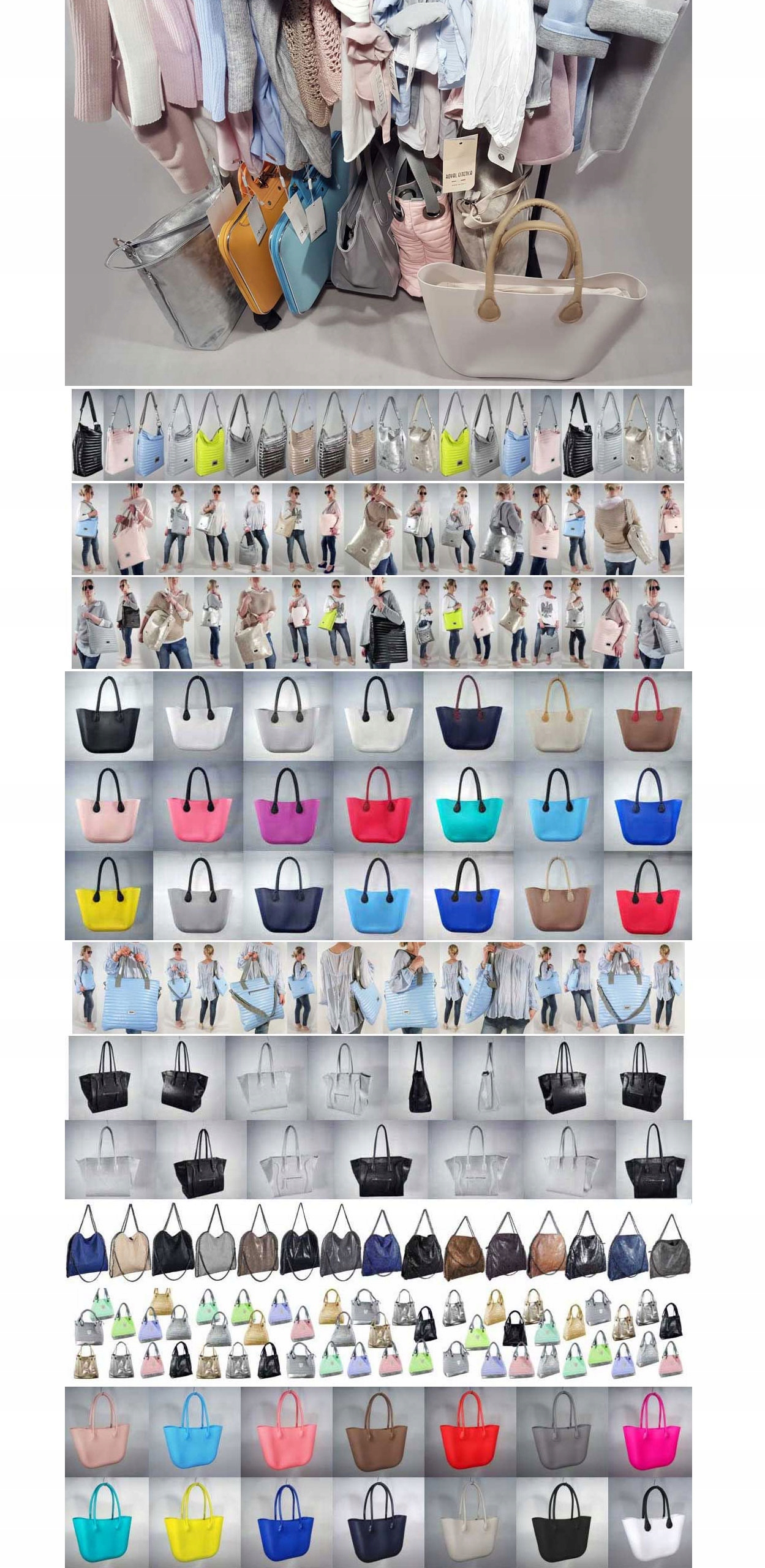 TOREBKA CELINA TORBA TRAPEZ DŁUGIE RĄCZKI PHANTOM Wysokość uchwytów 24 cm