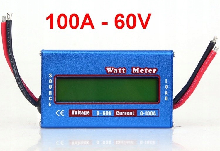 Watt Meter 100A 60V miernik energii prądu napięcia