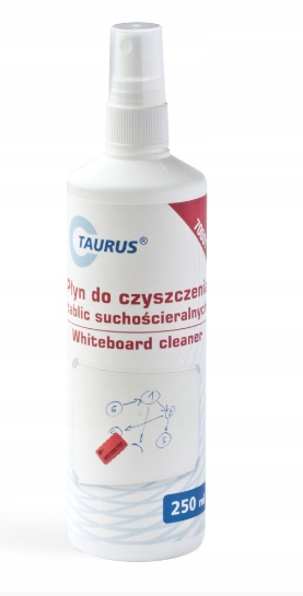 Płyn do czyszczenia tablic suchościeralnych 250 ml Taurus