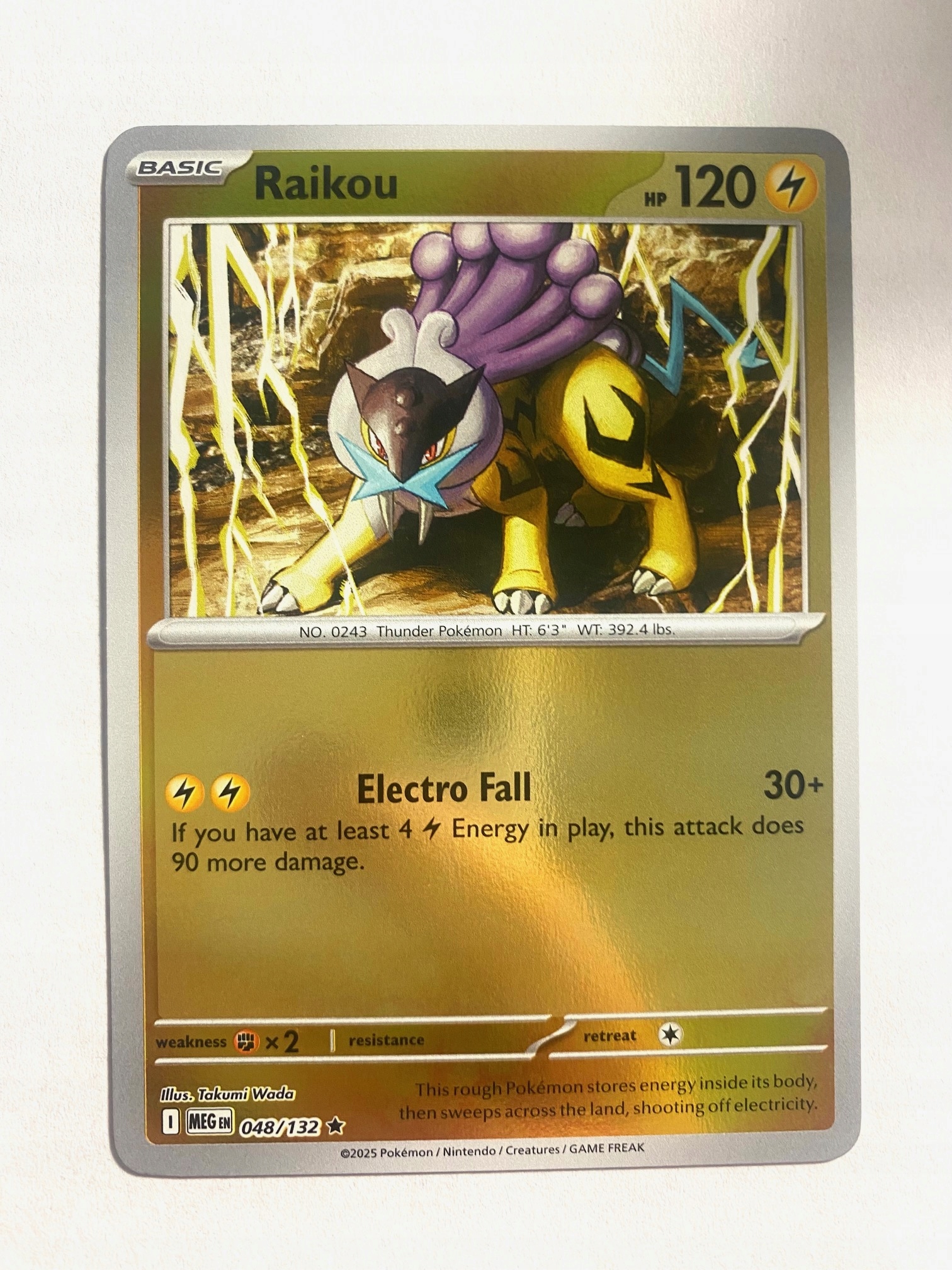 Mega Evolution Reverse 048/132 Raikou
