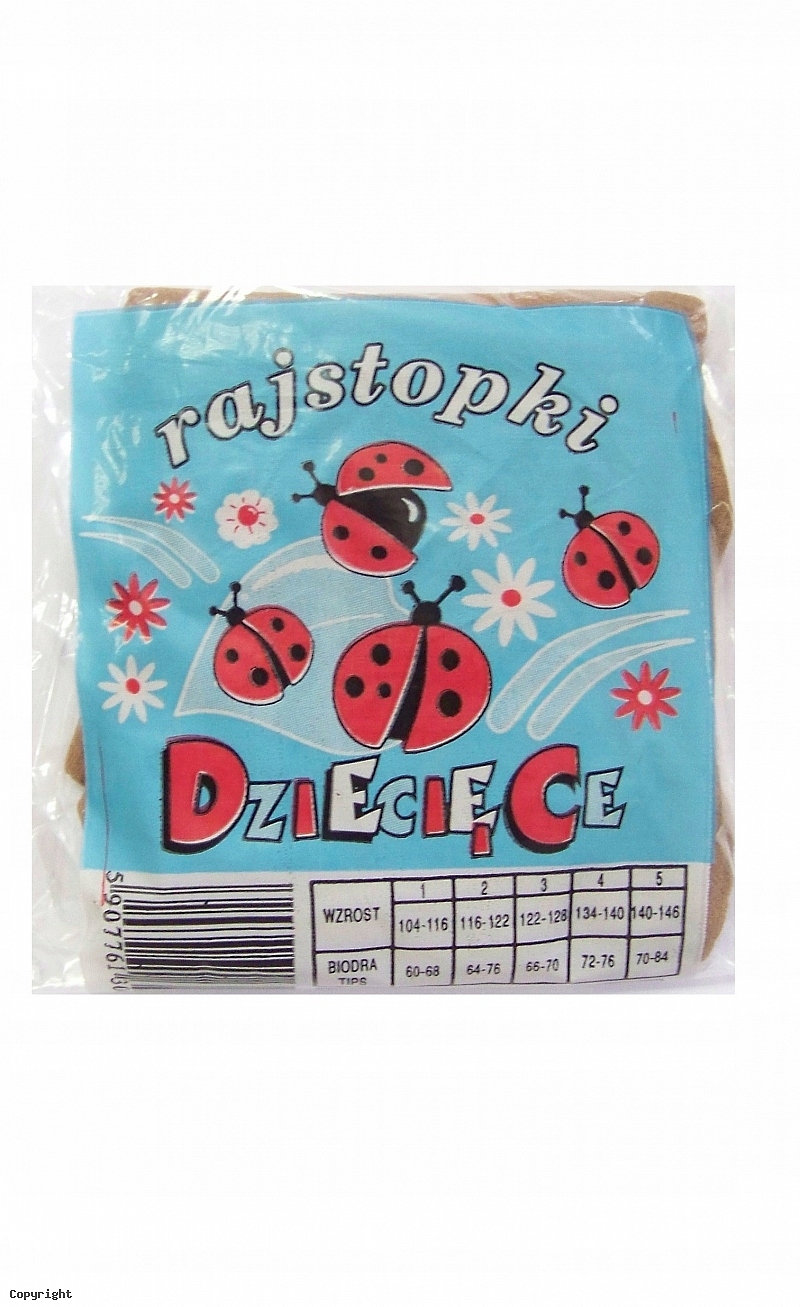 

Gajatex Rajstopy gładkie białe 104/110