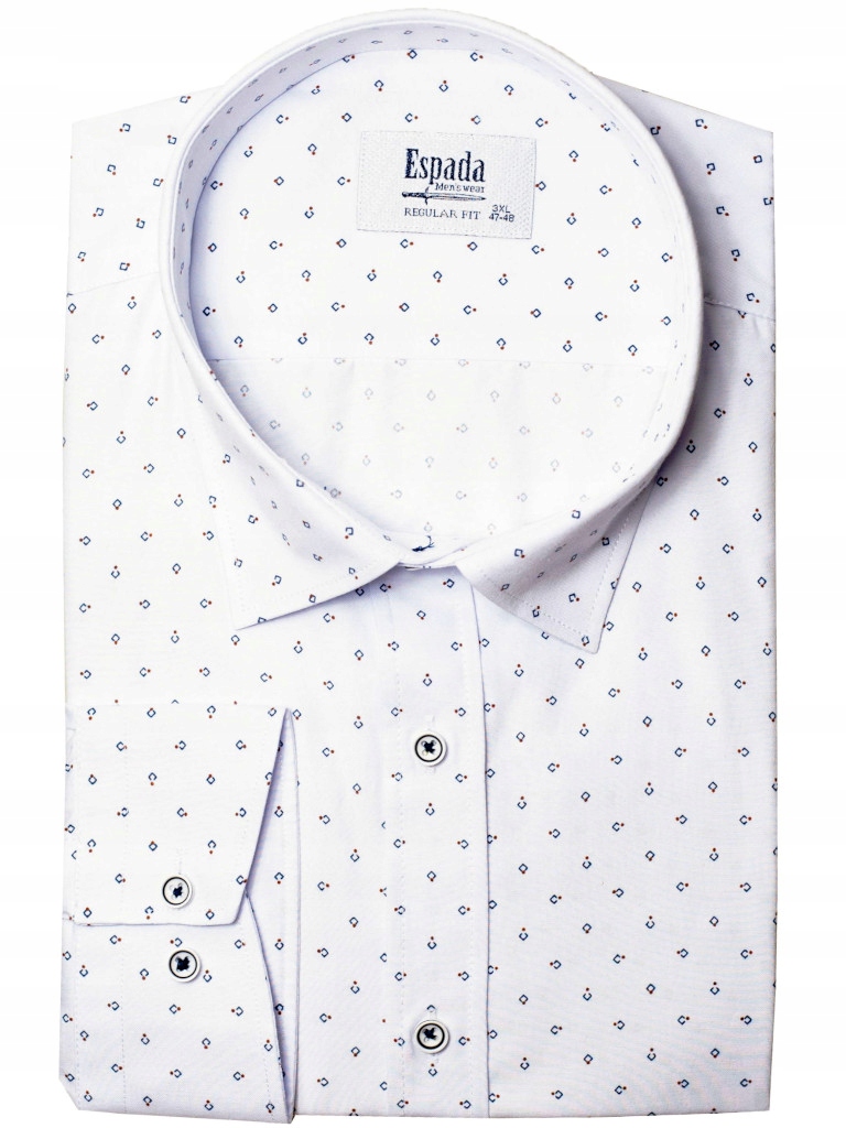 Velká pánská košile casual s módním vzorem, velká velikost