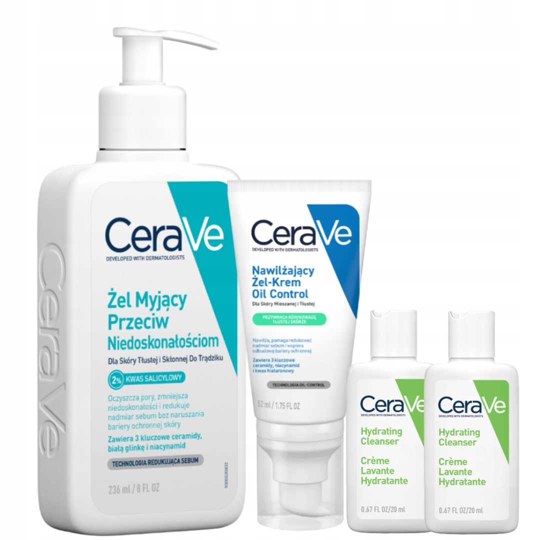 CeraVe Nawilżający Żel-Krem Oil Control Żel Przeciw Niedoskonałościom