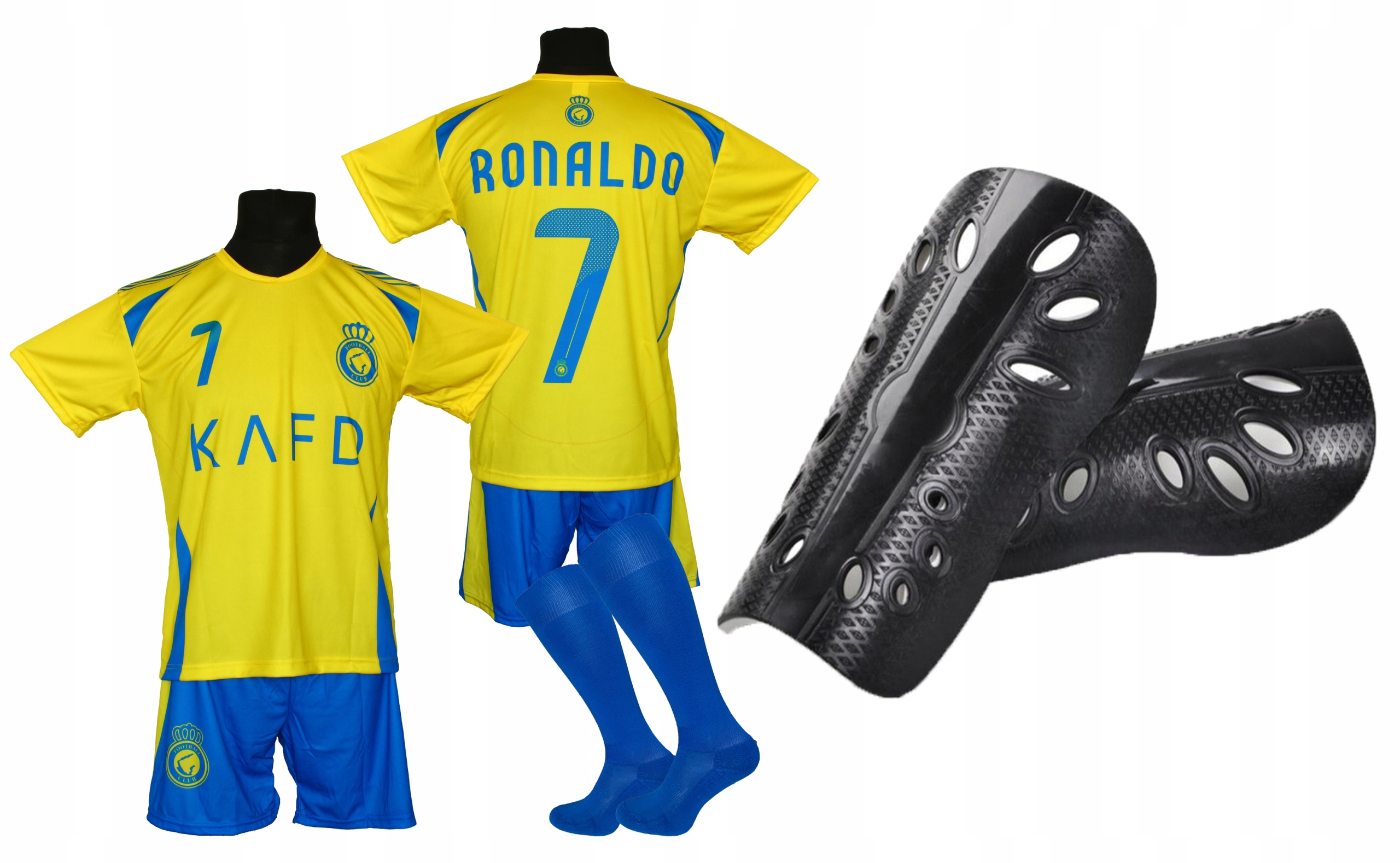 Sada fotbalového oblečení Ronaldo Al Nassr pro mladé fanoušky velikost 158