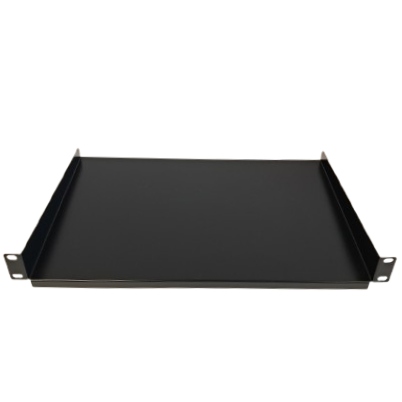 Półka rack 19'' 1U 300 mm, Netrack, czarna
