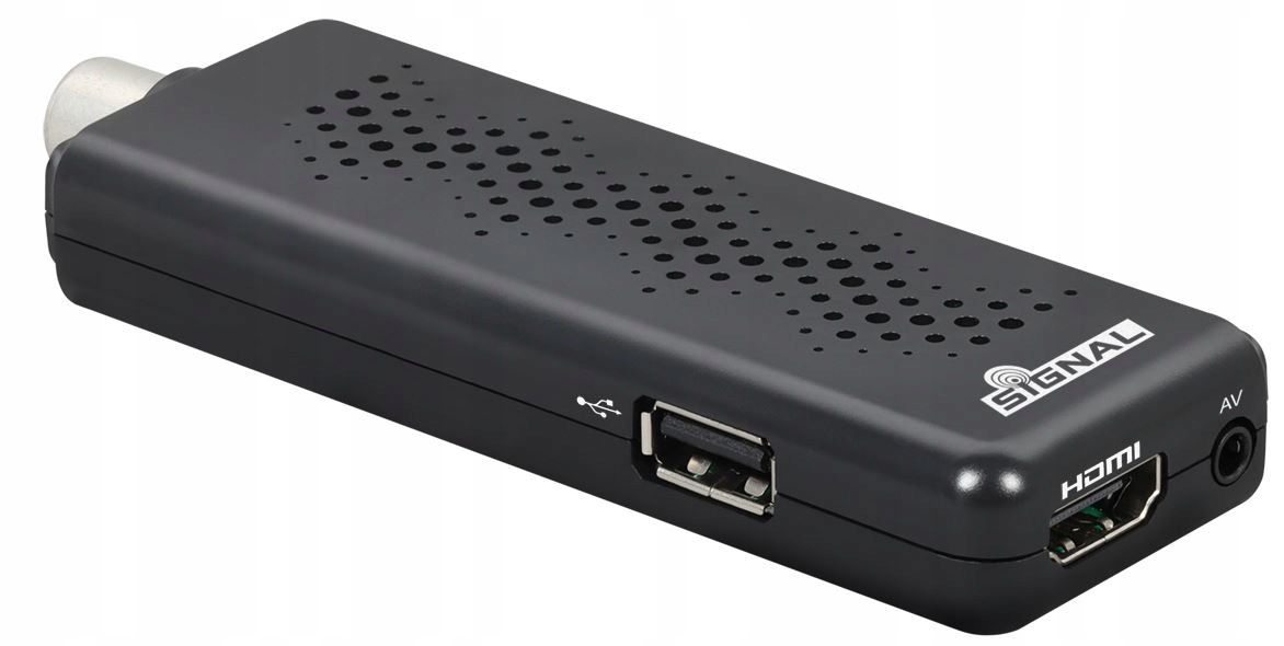 Tuner dekoder DVB-T2 SIGNAL T2-MINI m.in. tryb hotelowy, LCN Marka Signal