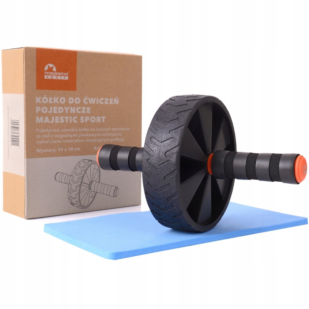 

Kółko do ćwiczeń brzucha roller Majestic Sport