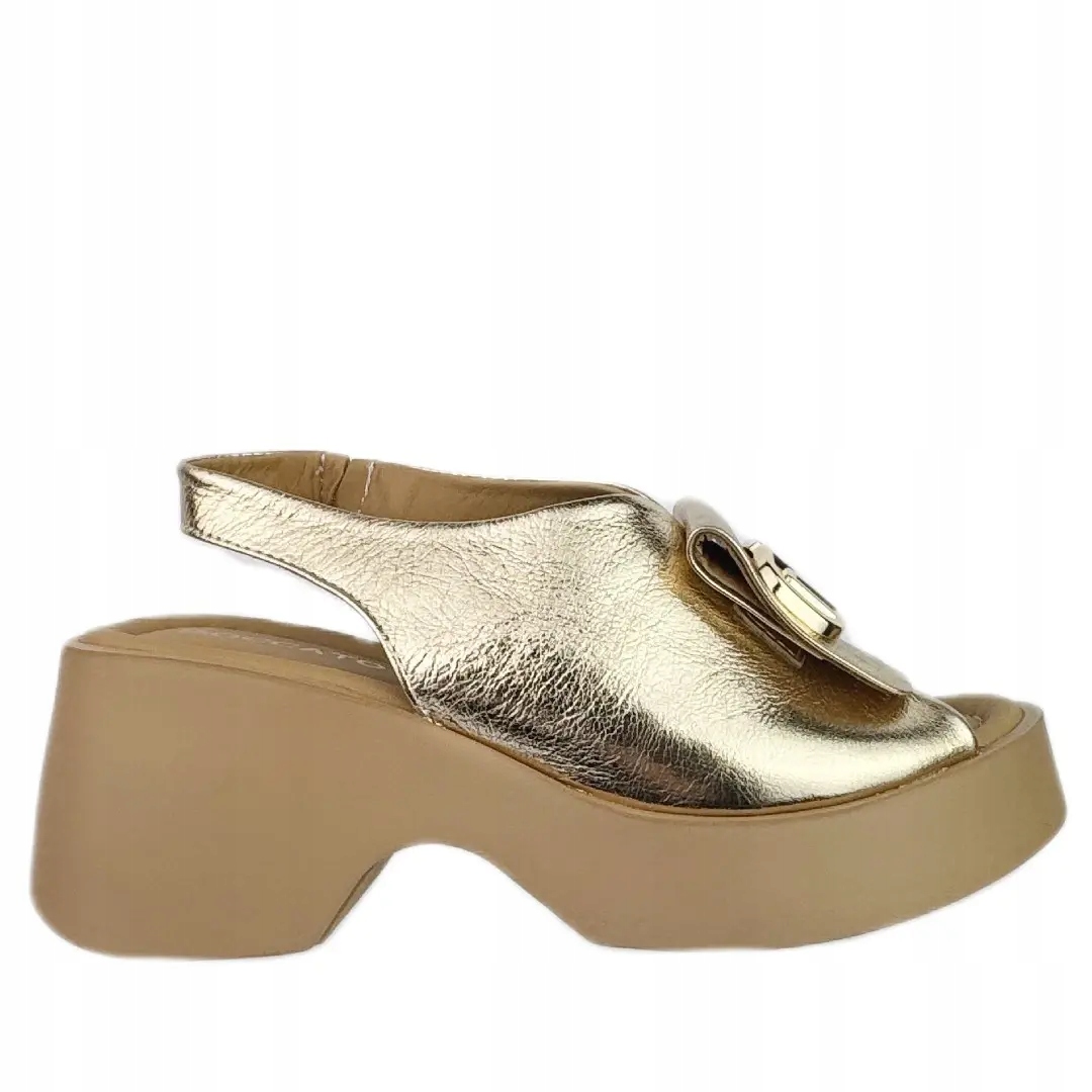 Dámské sandály Boccato 500.4700.114 zlaté 39, Zlatá