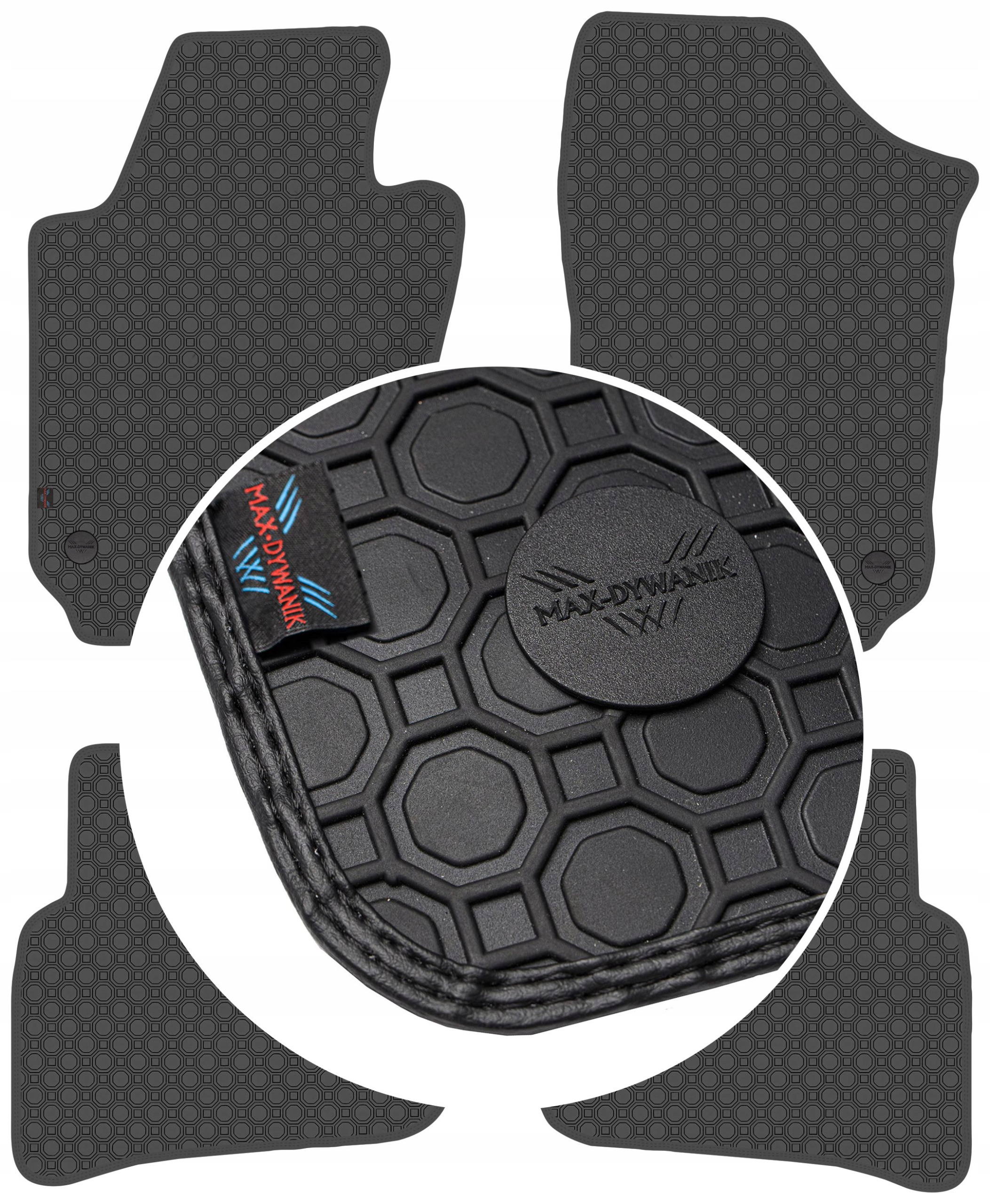 Škoda Fabia III 2014 Čierne koberčeky