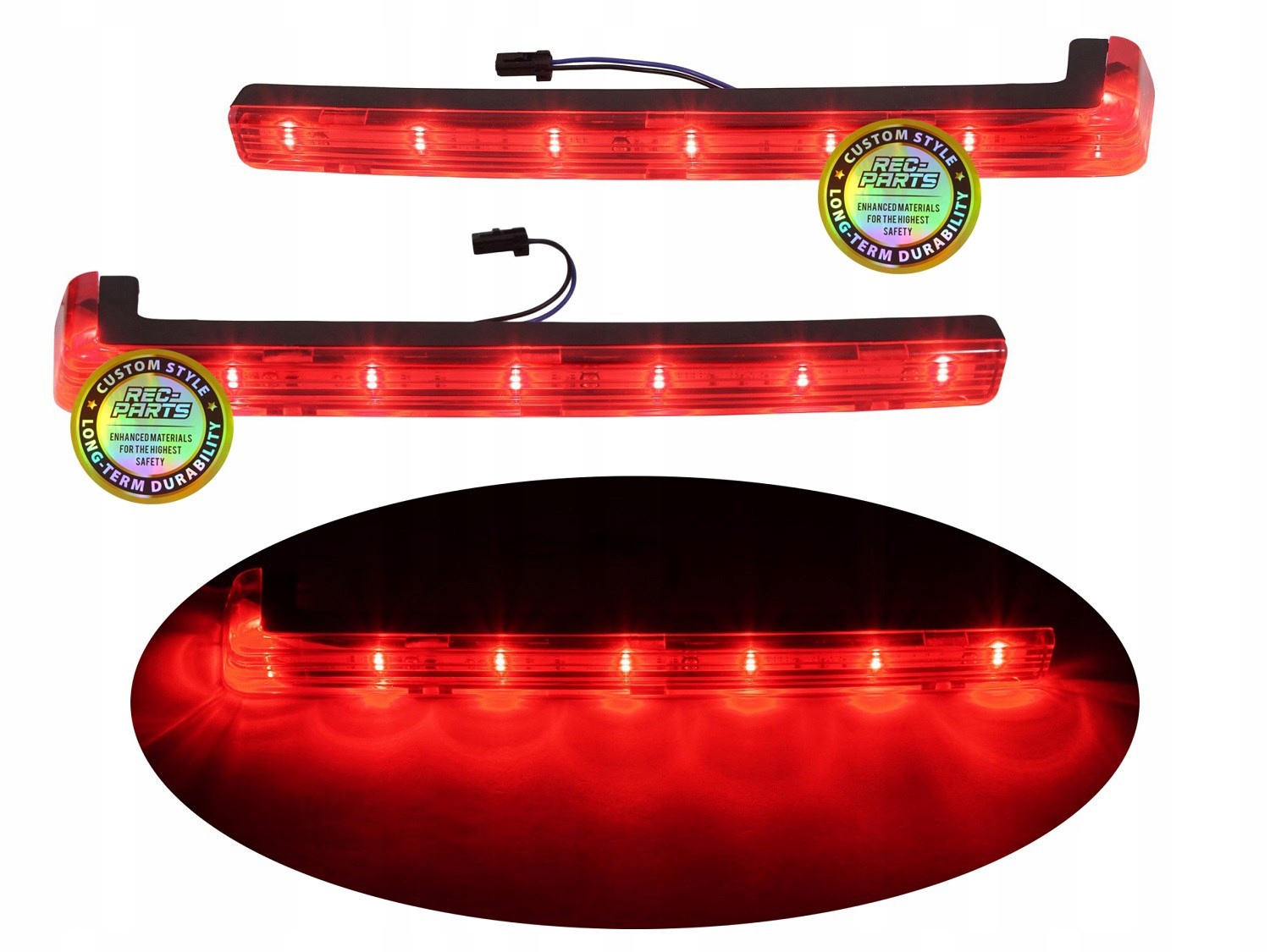 Bočné Led svietidlá do centrálneho kufra Tour Pak pre Harley Touring 06-22