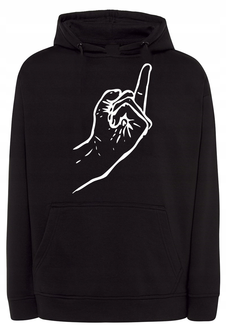 Pánská mikina s potiskem prstu F*ck You vel. S