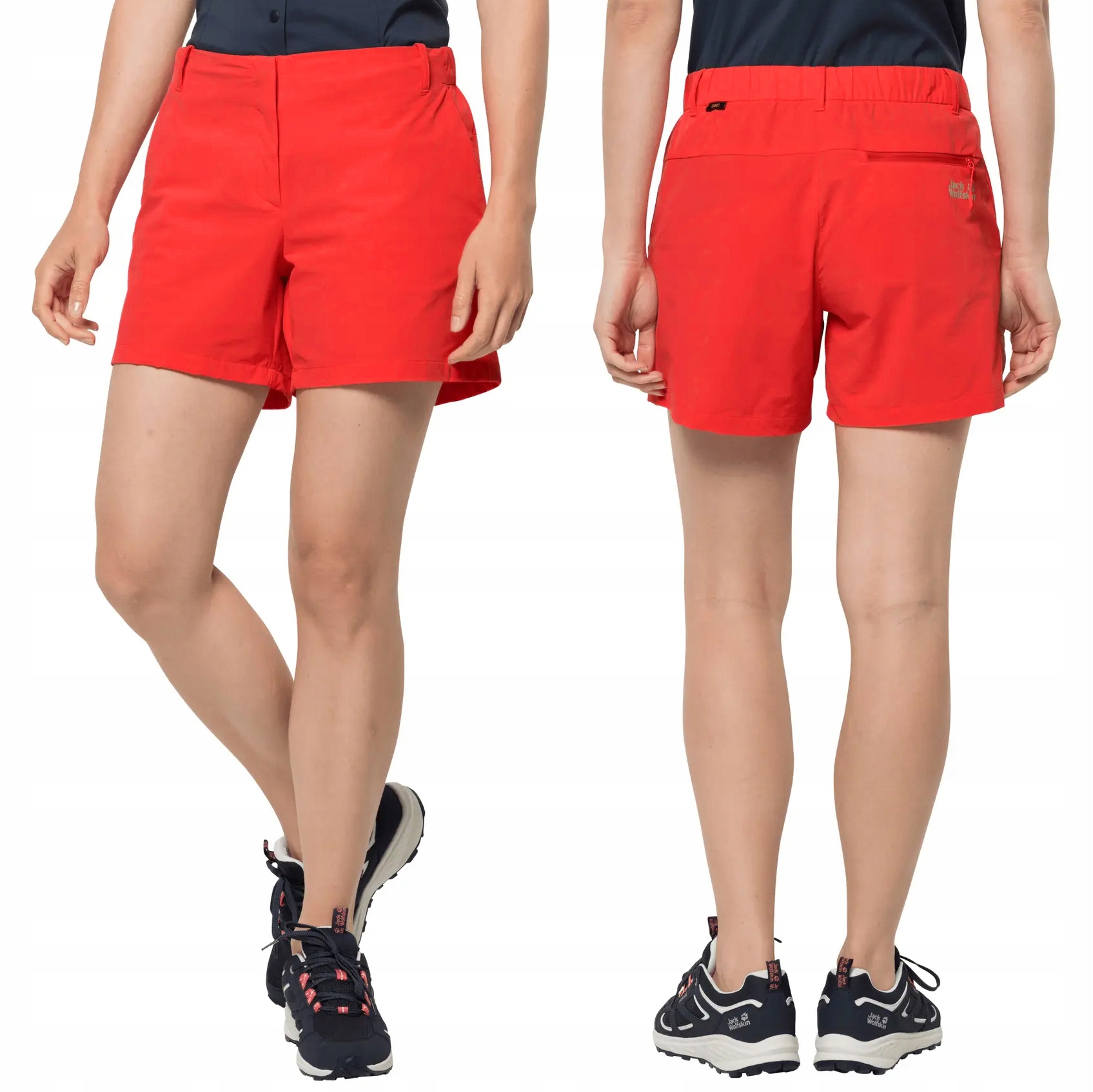 Spodenki Jack Wolfskin damskie krótkie w góry trekkinowe cienkie Xs