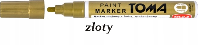 

Marker olejny złoty farba olejna TO-440 Toma