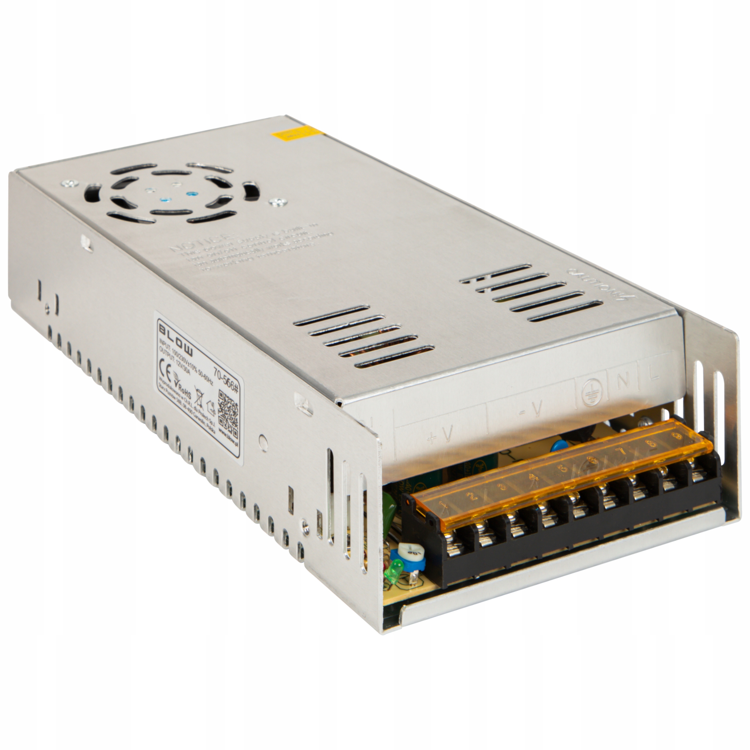 

Zasilacz montażowy do Led Cctv 12V 360W modułowy