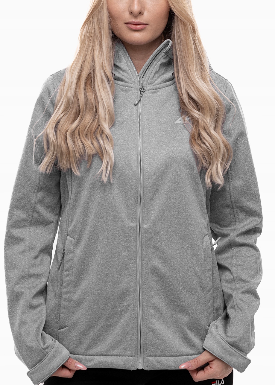 4F Dámská s kapucí lehká turistická bunda s kapucí, velikost vel.