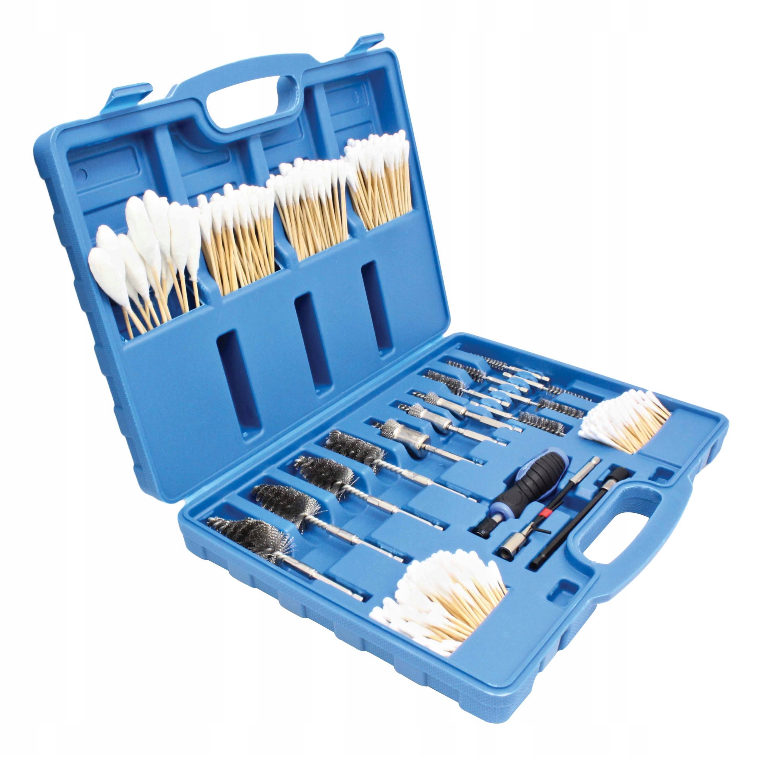 SZCZOTKI DO CZYSZCZENIA WTRYSKÓW GNIAZD ŚWIEC WTRYSKIWACZY ZESTAW 429el EAN (GTIN) 5905178772726