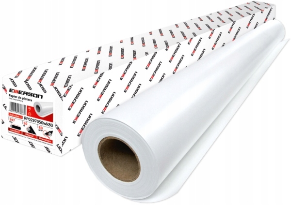 

Papier do plotera 594x50/80g Emerson