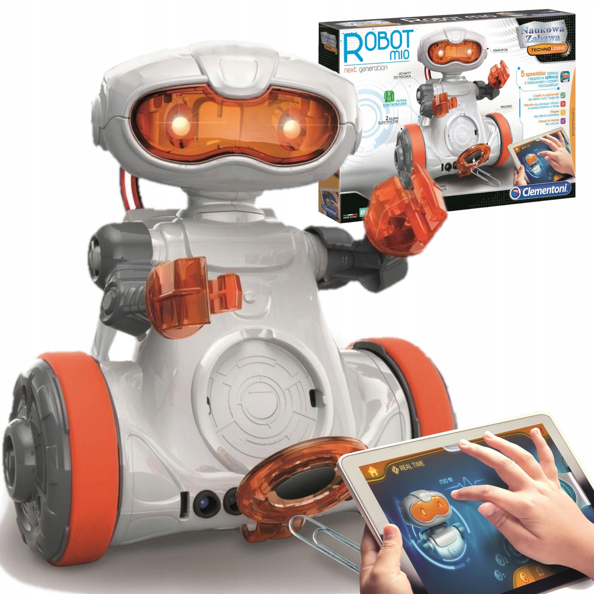 

Robot Mio Nowa Generacja 5w1 Aplikacja Clementoni