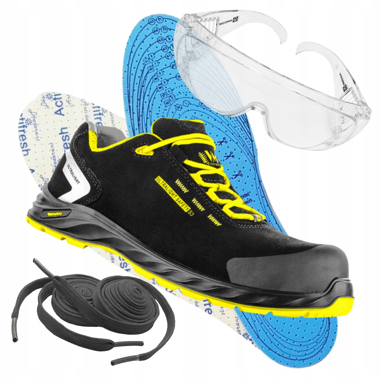 Buty Robocze Bhp Antypoślizgowe Nieprzemakalne Trwałe 40