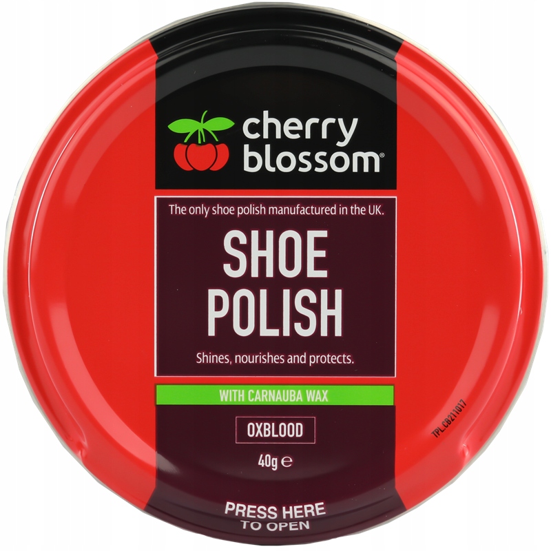 

Angielska Tradycyjna Pasta Do Butów Bordowa