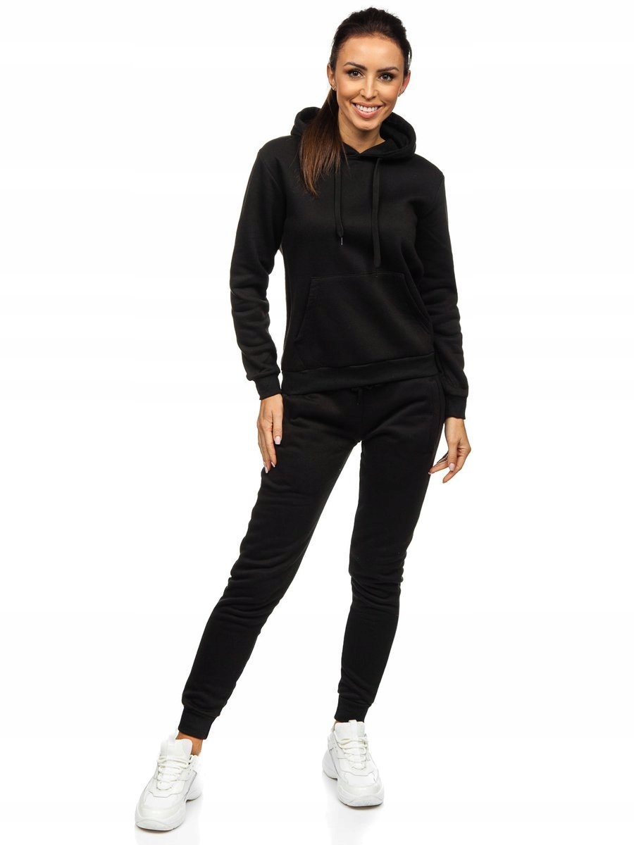 

Dres Damski Komplet Dresowy Czarny 0002 Denley_m