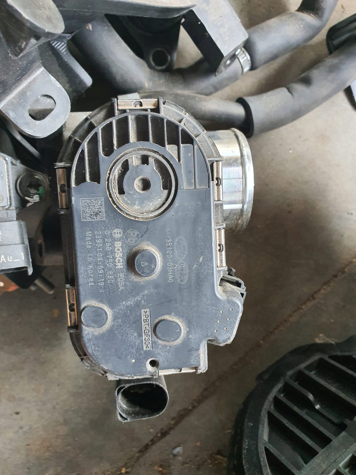 kia XCEED ДРОССЕЛЬНАЯ ЗАСЛОНКА