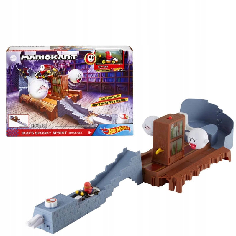

Hot Wheels Mario Kart Nawiedzona Biblioteka Boo