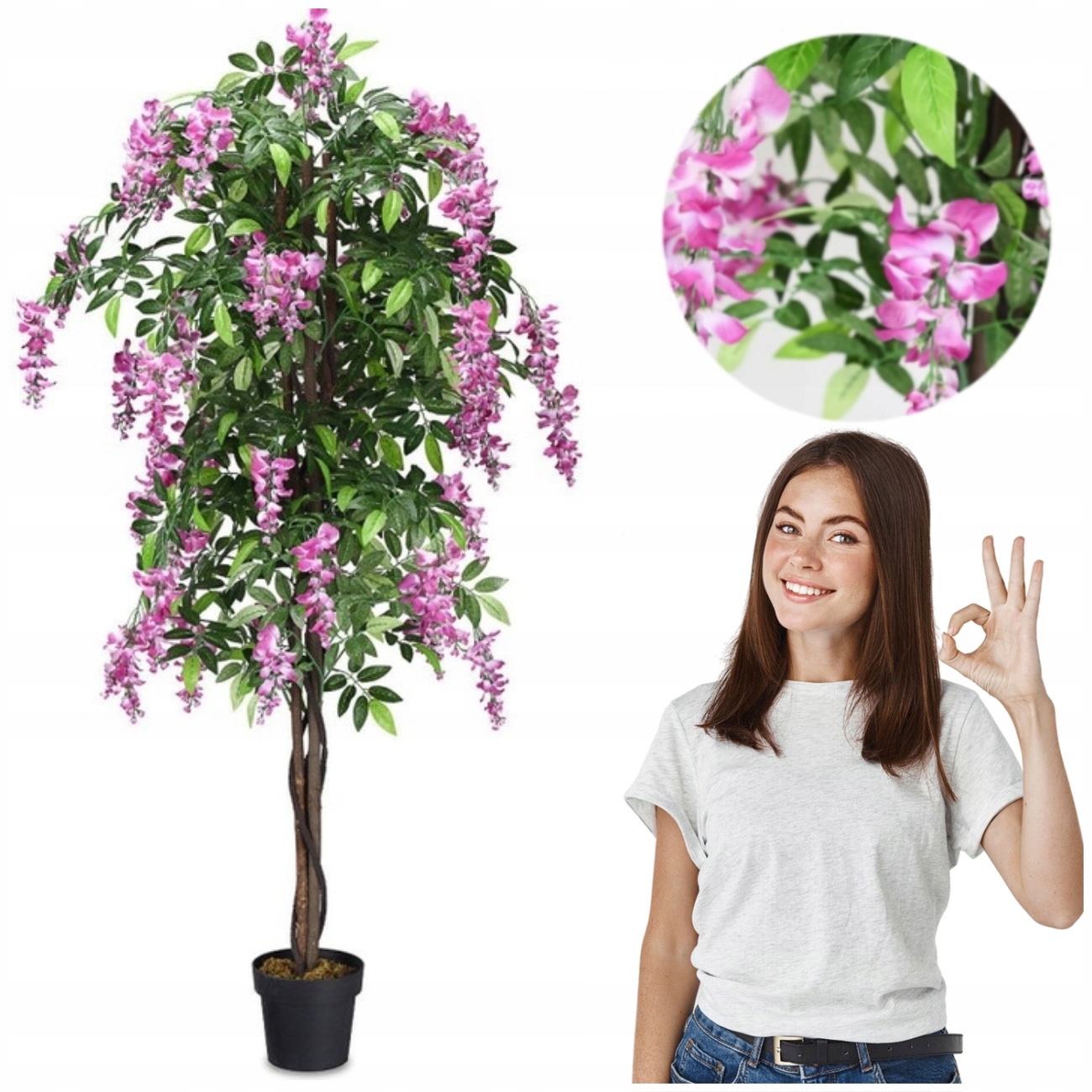 Umělý Dekorativní Stromek Velký 182,5 cm Pro Domácnost I Venkovní Dekorace