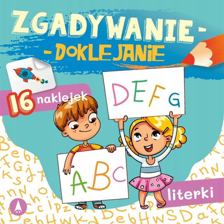 

Zgadywanie doklejanie Literki Naklejki 16 szt