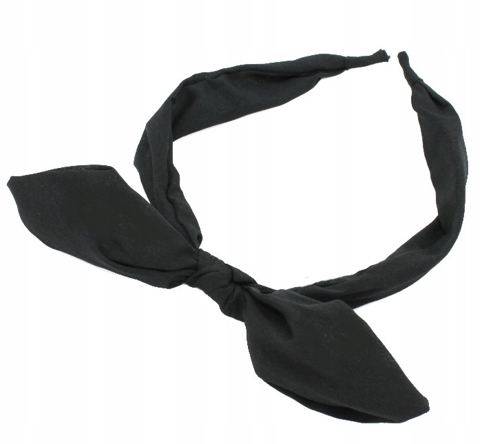 

Opaska Do Włosów Czarna Profilowana Kokardka