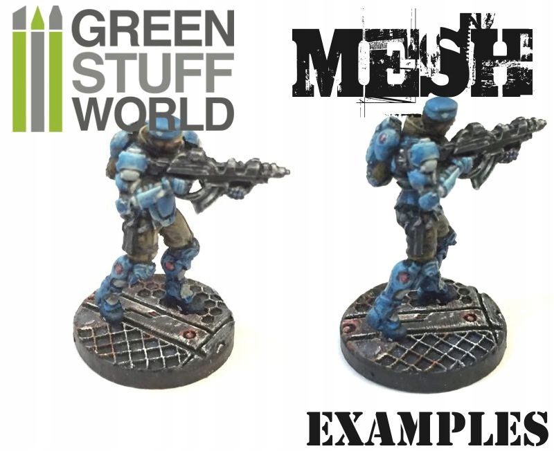 Green Stuff Rolling Pin wałek do tekstur Mesh Nazwa Rolling Pin MESH by GSW