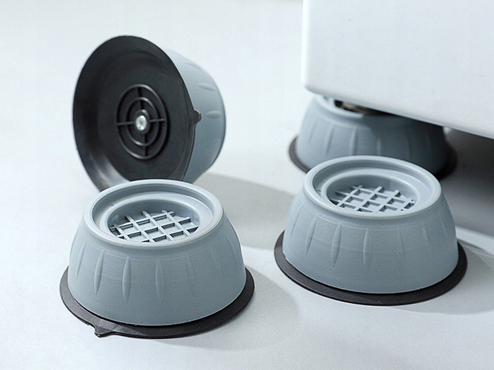 PODKŁADKI ANTYWIBRACYJNE POD PRALKĘ ZMYWARKĘ SUSZARKĘ LODÓWKĘ GUMOWE 4 SZT Stan opakowania oryginalne