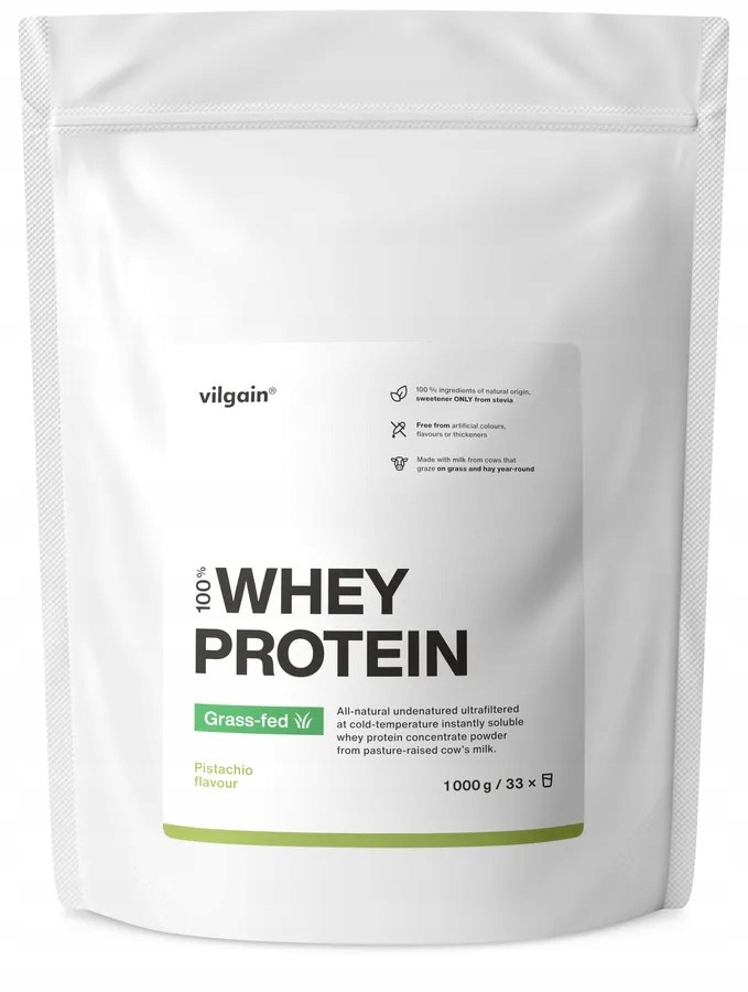 Vilgain Protein prášek 1000 g pistáciová příchuť