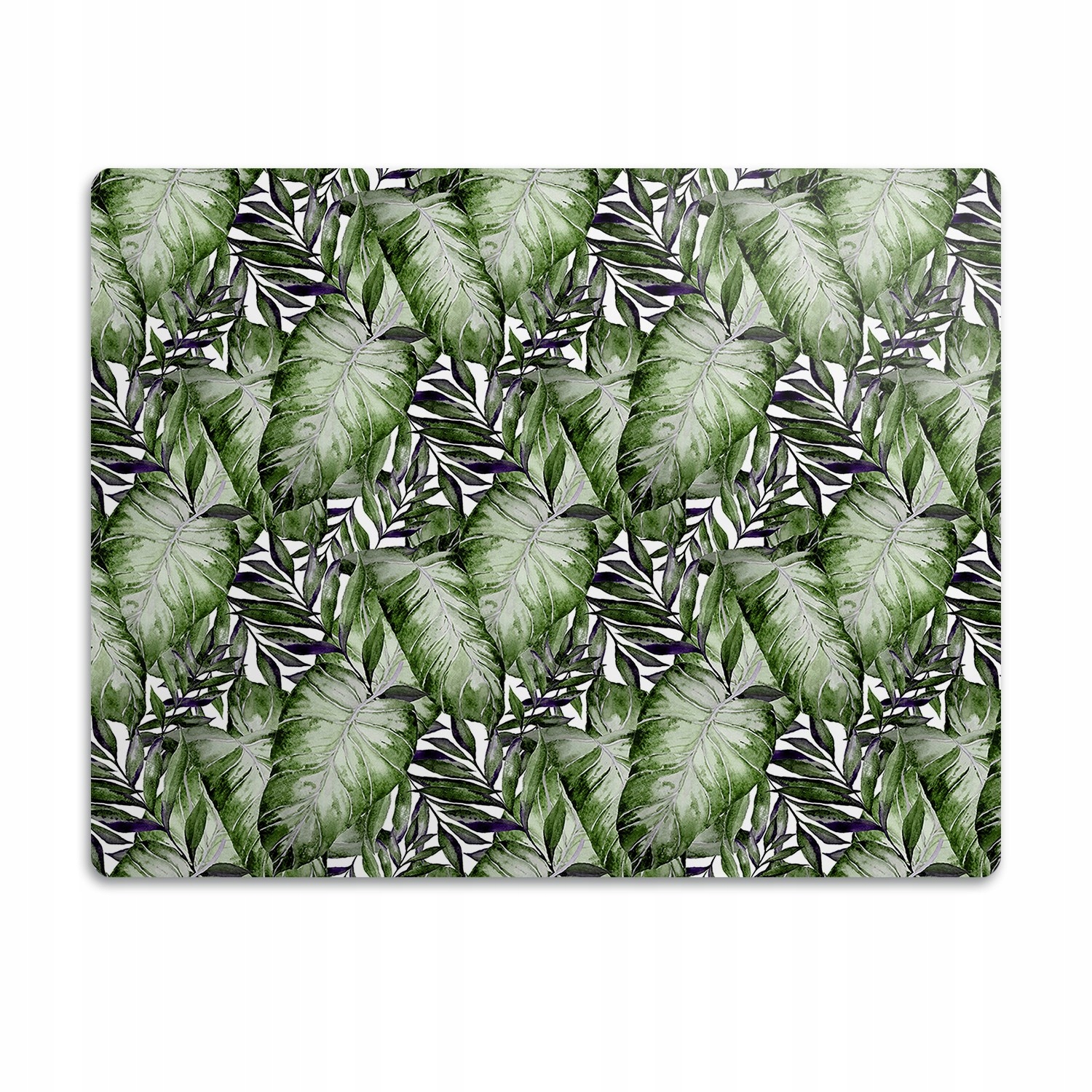 Voděodolná podložka pod misku Zelené listy 60x40 cm