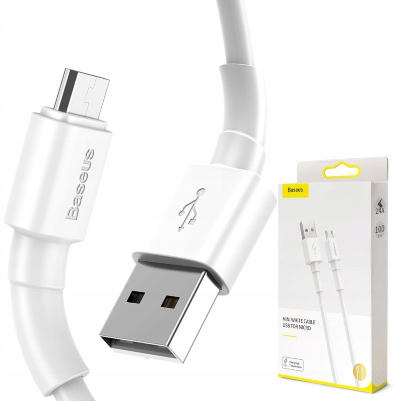 

Baseus Kabel Usb /micro-USB Mocny 2,4A