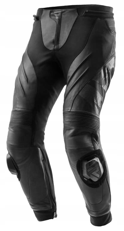 Rebelhorn Inferno Black Pánske Kožené Motocyklové Nohavice Čierne Športové