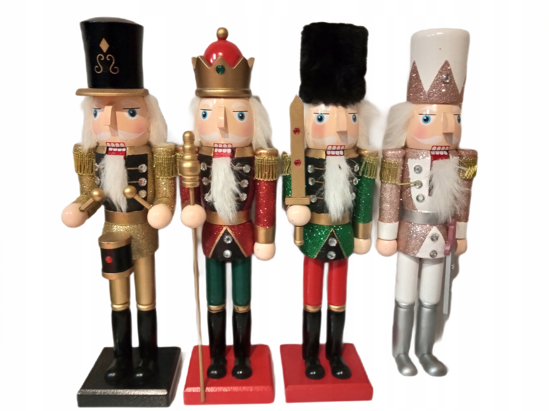 DZIADEK DO ORZECHÓW FIGURKA ŚWIĄTECZNA DEKORACJA PREZENT 37 cm Marka inna