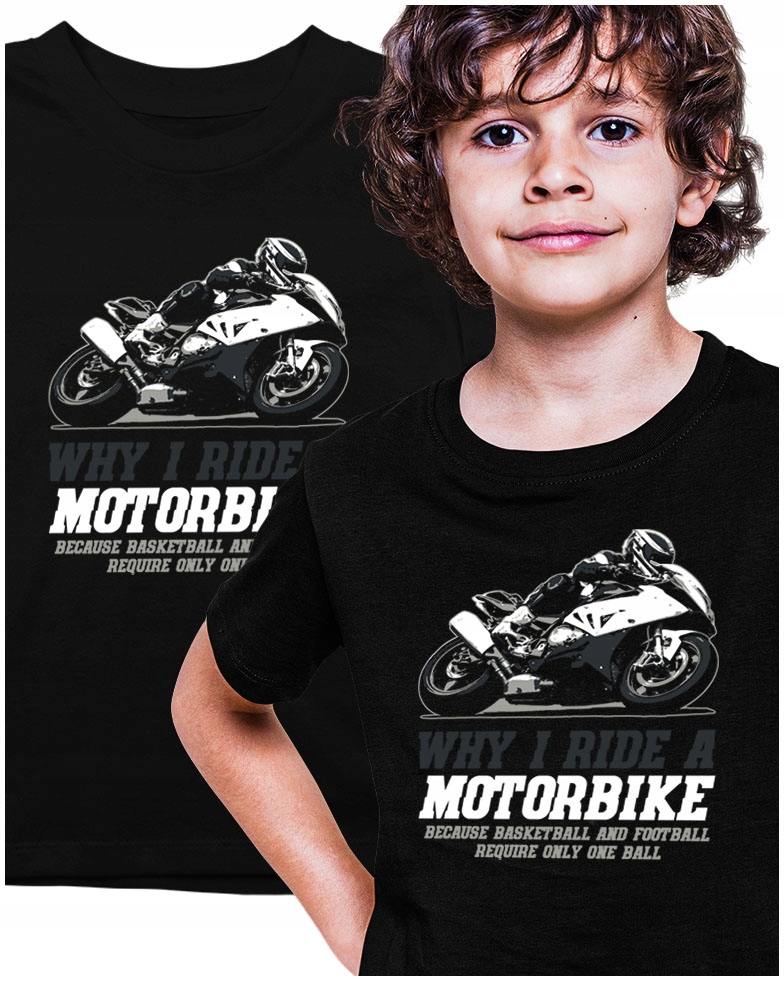

Koszulka bawełniana Ścigacz Motor Motocykl 134